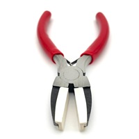 Pince à bec plat S55C+ de qualité industrielle OEM pour la découpe métrique, le façonnage et le redressement de fil, outil de fabrication de bijoux à mâchoires lisses