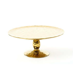 แท่นวางเค้กโลหะมาตรฐานพร้อมทองแดงทุบสำหรับงานเลี้ยงวันเกิดตกแต่งโต๊ะงานฝีมือ - Product Image 2