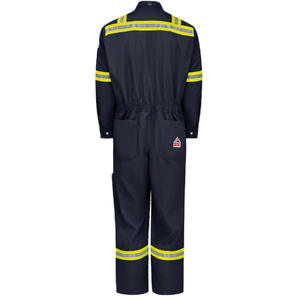 เสื้อแจ็คเก็ตกันลมผ้าฝ้ายกันน้ำแบบมองเห็นได้ชัดเจนสำหรับผู้ชาย ชุดยูนิฟอร์มนิรภัยพร้อมคุณสมบัติป้องกันไฟฟ้าสถิต - Product Image 4