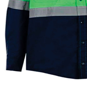 Vêtements de travail industriels réfléchissants unisexe chemise de sécurité à manches longues polyester haute visibilité coupe-vent aiguille certifiée CE/EU - Product Image 3