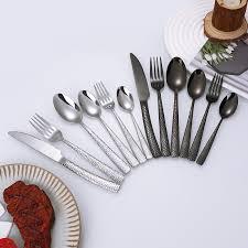 Juego de cubiertos de acero inoxidable de lujo utilizados en utensilios de cocina y vajilla con metal de alta calidad utilizado y puramente hecho a mano - Product Image 5