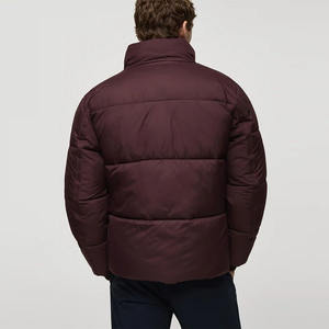 Veste matelassée pour homme de haute qualité, col montant, fermeture éclair intégrale, bouton de fermeture, décontractée, imperméable, design personnalisé, logo sur le devant - Product Image 2