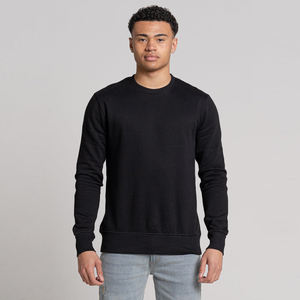 Sudadera de invierno personalizable para hombre secado rápido y absorción de sudor color sólido manga larga con cuello forrado fábrica al por mayor - Product Image 4