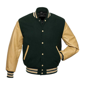 Veste universitaire classique en cuir de laine unisexe couleurs personnalisées tailles plus coton imperméable pour les détaillants acheteurs en gros - Product Image 1