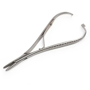 ที่จับเข็มแบบ Mathieu ทำจากสแตนเลส พร้อมด้ามจับแบบคีม สำหรับใช้ในงานศัลยกรรมจัดฟันและทันตกรรม - Product Image 4