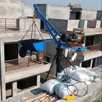 Chargeur de camions portatif 300 tonnes 300 kW avec moteur Metro pour le levage de sacs de ciment sur chantiers de construction et résidentiels, pour un transport efficace de matériaux 6-8