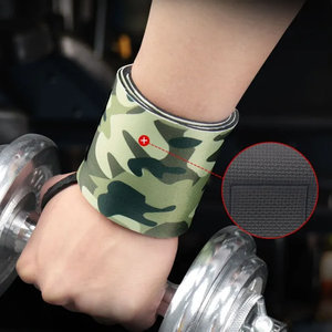 Courroie de poignet de gymnastique avec logo personnalisé pour adultes soutien de musculation et de fitness réglable respirant et confortable - Product Image 4