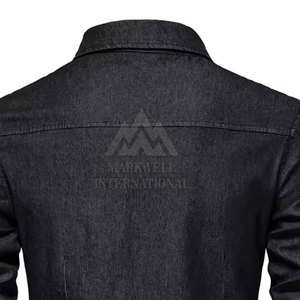 บริการ OEM เสื้อเชิ้ตยีนส์ผู้ชาย ดีไซน์ใหม่ เสื้อเชิ้ตยีนส์ผู้ชาย ราคาดีที่สุด เสื้อเชิ้ตยีนส์ผู้ชายลำลอง สำหรับผู้ใหญ่ - Product Image 5
