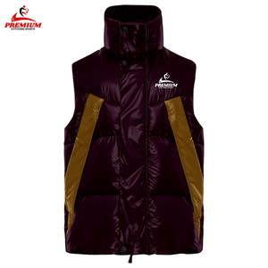 Chaleco cálido acolchado para hombre 100% chaleco cortavientos de invierno de alta calidad para hombre ropa de abrigo chaleco sin mangas acolchado informal - Product Image 1