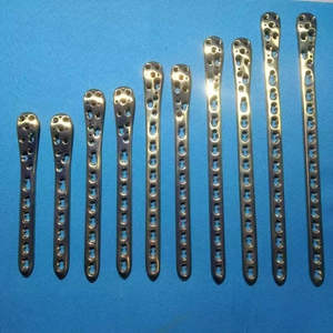 Veterinaria Tibia Distal Medial Placas Nuevo Estilo VOI 3,5mm Titanio Juego de 10 piezas Implantes ortopédicos - Product Image 3