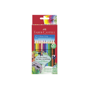 Lápices de Colores Faber Castell Colour Grip, Paquete de 12 Piezas en 5 Estuches, para Entusiastas del Arte y Manualidades - Product Image 3