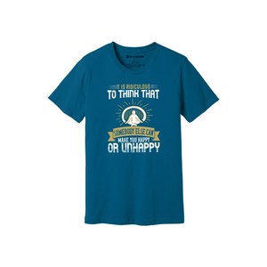 Camiseta de algodón 100% con estampado de temas de Buda, estilo informal, 12 opciones de color, 160-180, colocación de diseño personalizable GSM pesado - Product Image 6