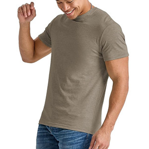 T-shirt uni blanc vente en gros Personnalisez votre logo Impression T-shirt en coton polyester Imprimé grande taille T-shirt pour hommes pour hommes - Product Image 3