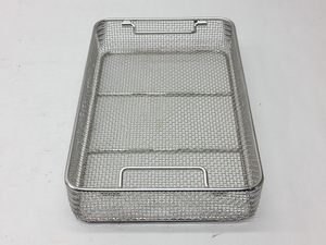 ถาดฆ่าเชื้อสเตนเลสสองชั้นเครื่องมือผ่าตัดตาแบบแมนนวลกล่องฆ่าเชื้อสองระดับ - Product Image 4