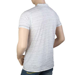 เสื้อยืดคอกลมแขนสั้นผู้ชาย - สีขาว - สีขาว - Product Image 3