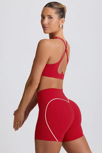 Ensemble de yoga personnalisé pour femmes Leggings et soutien-gorge sur mesure avec passepoil pour une élasticité et un soutien parfaits - Product Image 5