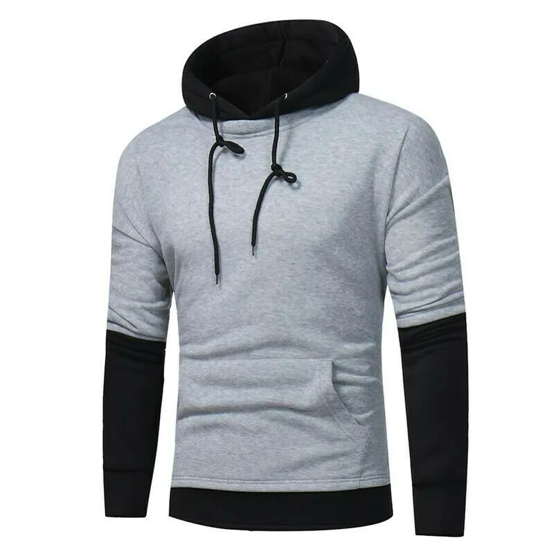 Sweats à capuche élégants à manches noires pour hommes, sweat à capuche à manches noires 2023 sweats à capuche personnalisés de bonne qualité