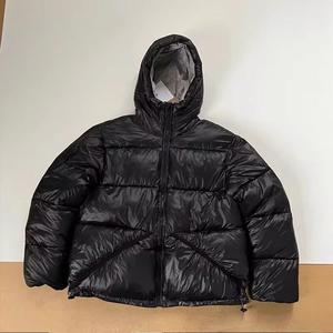 OEM Custom Unisex Oversize Thick Warm Mens Baggy Waterproof Zip up Cotton Puffer <b>Down</b> Coat Jacket Man - Product Image 2