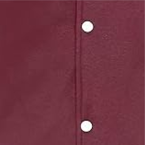 <b>Men</b>’s and Women Premium Maroon Varsity <b>Jacket</b> Classic Athletic Letterman with Contrast <b>White</b> Sleeves - Product Image 4