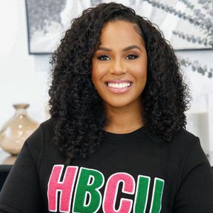 Black HBCU Chenille Embroidered Sweatshirt Premium College Style Sorority Apparel Soft Cotton Crewneck Pullover - Product Image 3