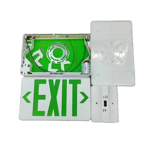 Panneau de signalisation de sortie de sécurité avec lampe de secours pour incendie Accessoire d'équipement de lutte contre l'incendie - Product Image 6