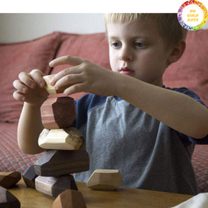 Juguete de Madera Natural Tumi Ishi de Vietnam, Creado para Actividades de Equilibrio y Decoración Interior Minimalista - Product Image 3