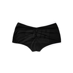 Shorts de sport pour femmes, de qualité supérieure, respirants, en élasthanne/nylon, à taille élastique, à motif uni, séchage rapide, vente chaude - Product Image 2