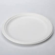 Assiettes à bagasse écologiques Vaisselle jetable compostable biodégradable de différentes tailles pour les fêtes, les événements et la restauration - Product Image 2