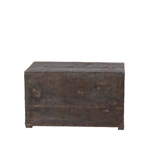 Boîte de rangement décorative en bois vintage - Product Image 4