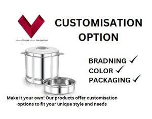 Olla caliente de acero inoxidable Fusion 7.5LTR de alta calidad, cazuela de sopa de cocina grande, calentador de alimentos al por mayor - Product Image 3