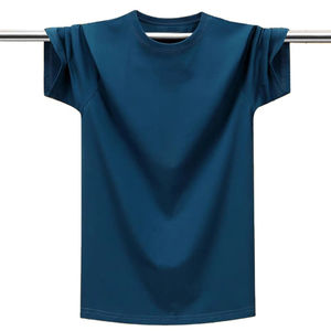 Camisetas de 100% algodón de gran tamaño para hombre, camisetas informales de manga corta holgadas lavadas Vintage, 180 gramos de peso de tela - Product Image 2