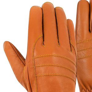 Guantes de cuero para hombre con precio al por mayor superventas, guantes de cuero de calidad superior con diseño más nuevo y logotipo personalizado - Product Image 5