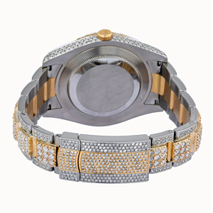 Reloj de Lujo con Moissanita Cuadrada, Reloj de Alta Calidad con Moissanita VVS - Product Image 4