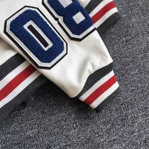 University Premium Quality Varsity <b>Jacket</b> Custom Logo Embroidery Button Decoration Winter Wool Options Solid - Product Image 4