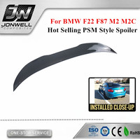 Aileron de coffre en fibre de carbone F22 F87 M2C pour BMW M2 2016-2021, style PSM, extension d'aileron arrière, prix de gros