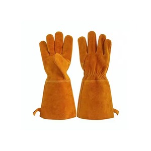 Guantes de soldadura de trabajo industrial térmico de protección personalizada de alta demanda para uso en exteriores - Product Image 4