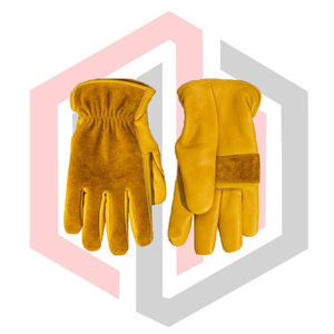 Gants de travail en cuir fendu, flexibles, résistants aux déchirures, résistants à l'usure, isolants thermiquement, antistatiques, pour la lutte contre les incendies, personnalisables - Product Image 5