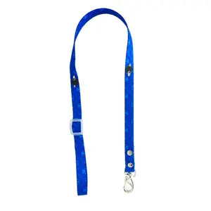 Dog Accessories Pet Strong Dog Leash In Silk For Groomers - Blue Paws Pattern Recommended For Grooming Table Reinforced Silk