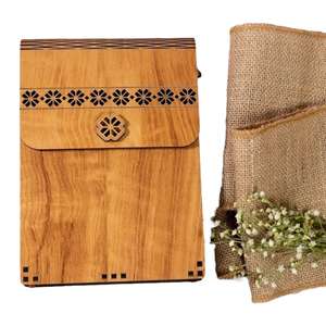 2025 tendance chaude à la main en bois pochette couverture florale fermeture Offre Spéciale voyage en gros sacs par World Craft Impex - Product Image 2