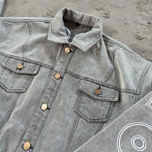 Chaquetas vaqueras de mezclilla de diseño personalizado para hombre OEM al mejor precio 2025 algodón estilo callejero suministro directo de fábrica desde Pakistán 100% - Product Image 4