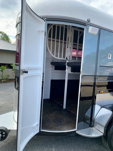 Used Galvanized Sheet Livestock For Outdoor Activities 2 Horse Transport <b>Trailer</b> - Product Image 2