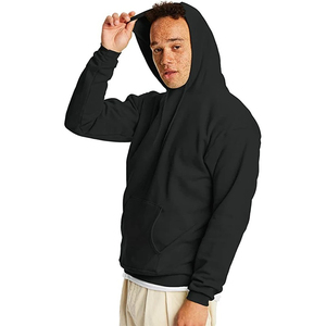 Sweats à capuche avec logo imprimé personnalisé pour hommes Sweat-shirt en molleton lourd 100% coton pour Streetwear de haute qualité pour la saison de printemps - Product Image 3