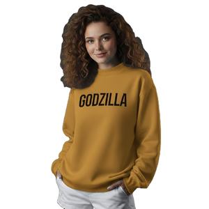 Sudadera Oversize de Cuello Alto para Mujer 2026 de Poliéster y Algodón Transpirable, Totalmente Personalizable, Ecológica, con Cierre Frontal Alto - Product Image 1