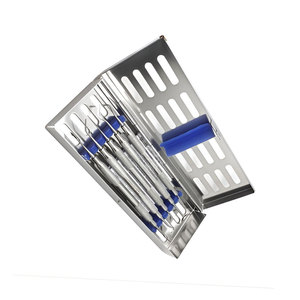 Kit d'examen dentaire 4 pièces de 1 pince à épiler 1 sonde 1 poignée de miroir Kit d'étudiant d'hygiène scalaire - Product Image 4