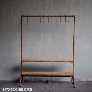 Muebles de Salón con Colgador de Hierro de Estilo Industrial - Product Image 6