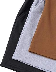 Ensemble pantalon short pour enfant en bas âge-Short athlétique imprimé dessin animé à poche oblique-Short enfant avec cordon de serrage (3-7 T) - Product Image 5