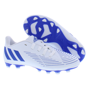 Chaussures Adidas Predator Edge.4 FxG GS pour garçons Couleur : Chaussures Blanc/Blue Hi-Res/Chaussures Blanc 100% authentiques - Product Image 5