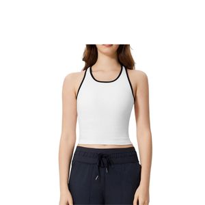 Camiseta Deportiva Personalizada al por Mayor para Mujer, Estilo Racerback, con Sujetador Incorporado, Sin Mangas, para Yoga, Running y Fitness - Product Image 1