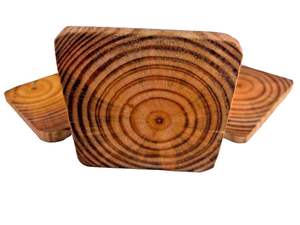 URSE sous-verres en bois personnalisés de qualité supérieure personnaliser carré rond en bois résine sous-verre pour boisson café thé - Product Image 5