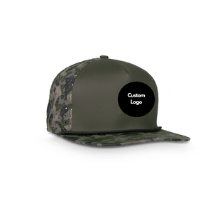 Gorra de golf impermeable con camuflaje de pato al por mayor, gorra deportiva con logotipo bordado personalizado y parche liso, tipo snapback. - Product Image 2